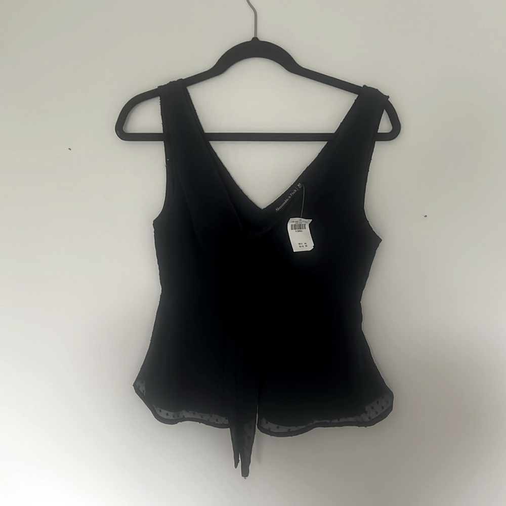 A&F blue top